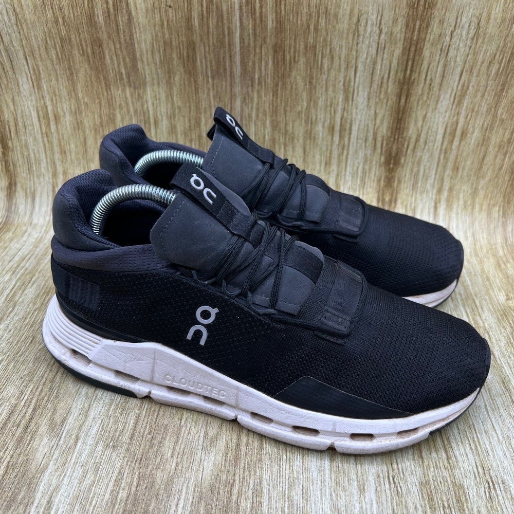 On Running Cloudnova Sneakers Women's Size 11 Black CloudTec Athletic Shoes